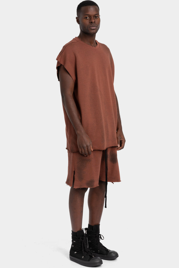 Thom Krom | SS26 - Jumbo sweat tee, Spray red MS190
