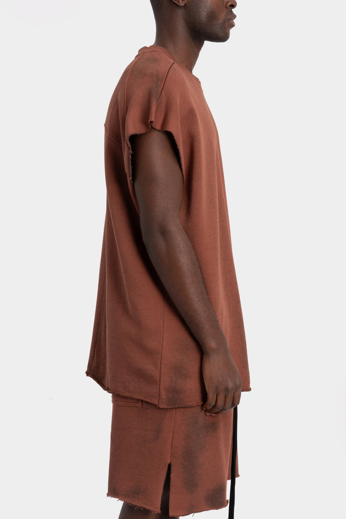 Thom Krom | SS26 - Jumbo sweat tee, Spray red MS190