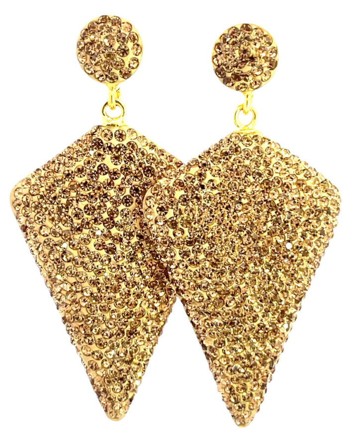 Style the Kite Crystal 925 Sterling Silver Drop Earrings exclusively at Born To Glam