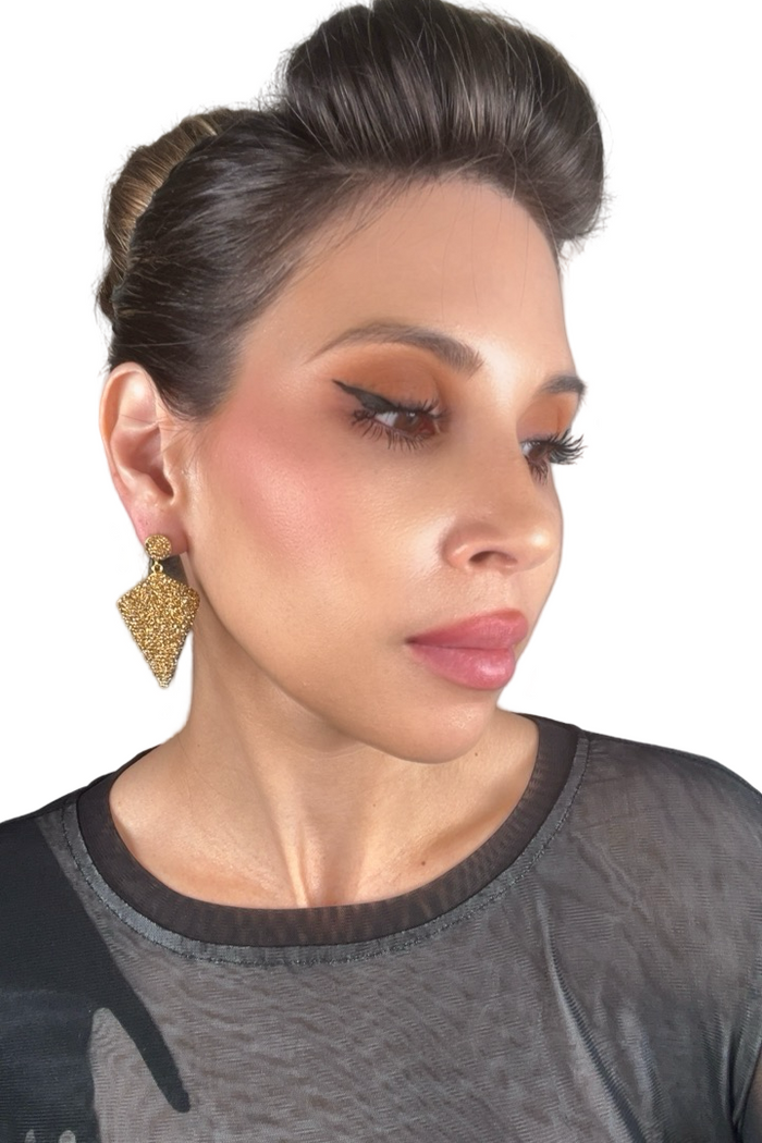 Style the Kite Crystal 925 Sterling Silver Drop Earrings exclusively at Born To Glam