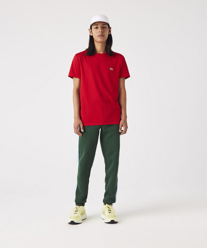 Lacoste Basic Crew Neck Pima Tee (Red)