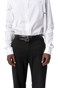 Leather alter ego belt, Black