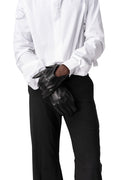 Leather gloves, Black