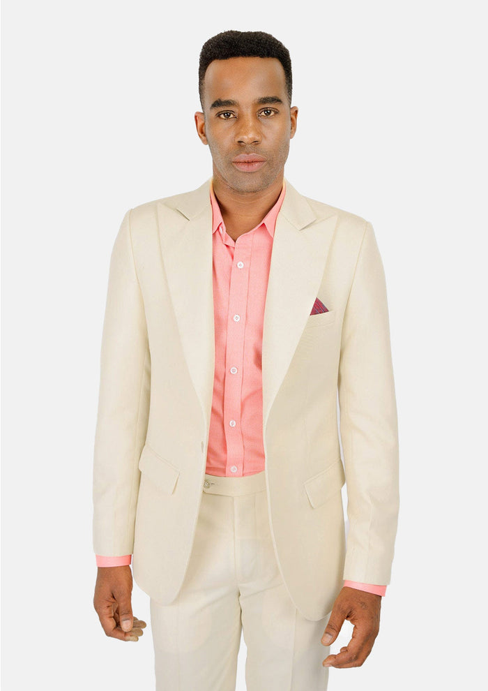 Liberty Sand Cotton Suit - SARTORO