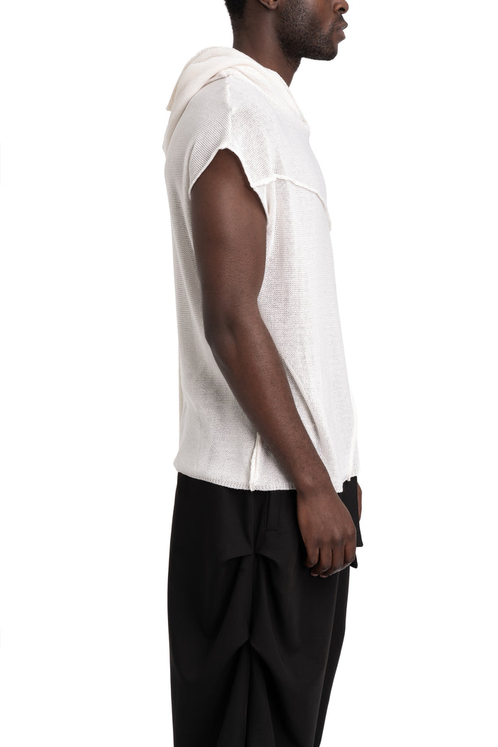 La Haine Inside Us | SS26 - Lightweight knit tee, M1264 White
