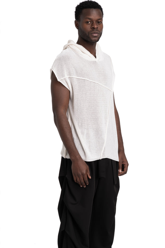 La Haine Inside Us | SS26 - Lightweight knit tee, M1264 White