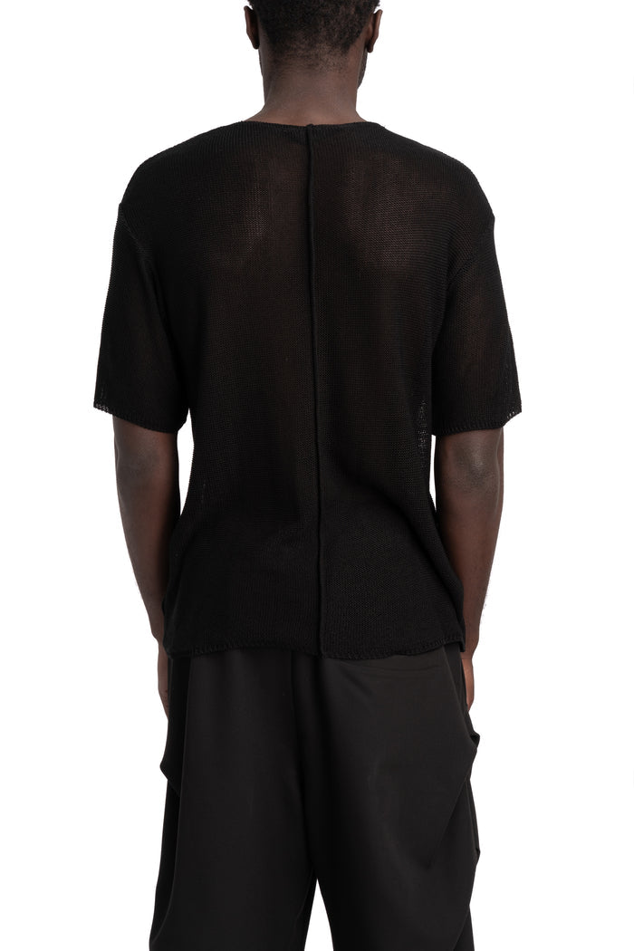 La Haine Inside Us | SS26 - Lightweight knit tee, Black M1268