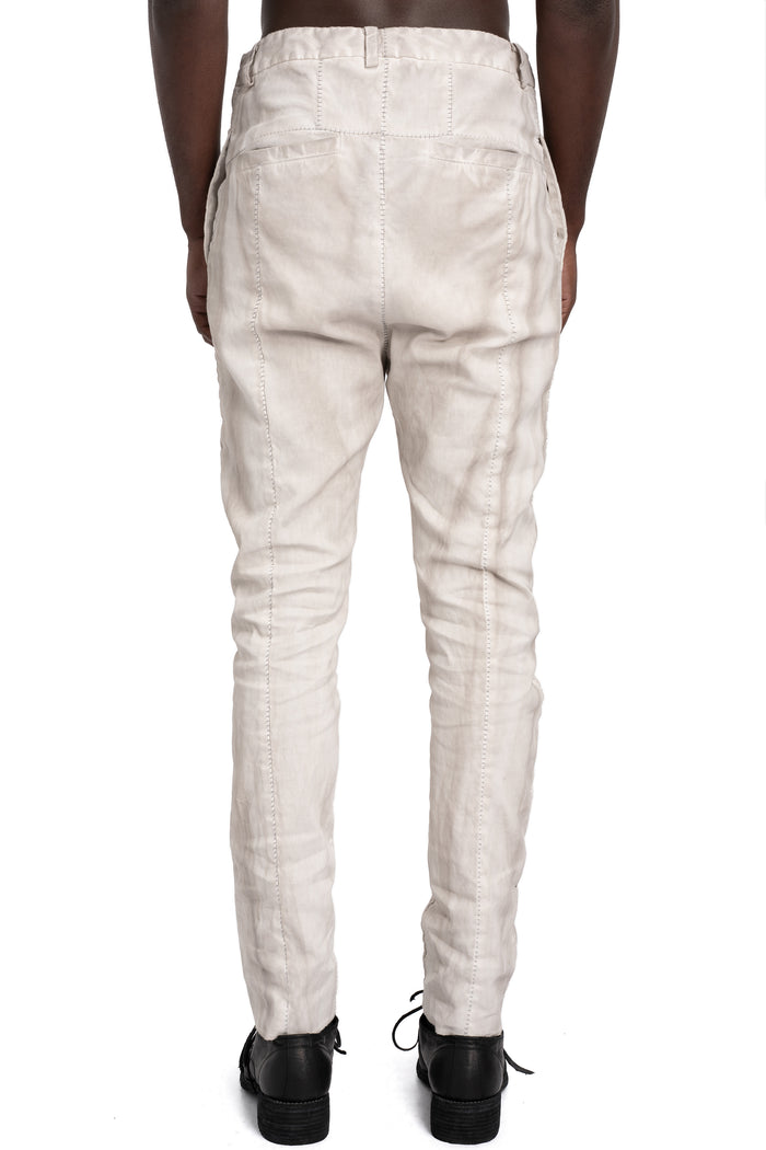 MD75 | SS26 - Linen stretch trousers, Off-white MD13276L