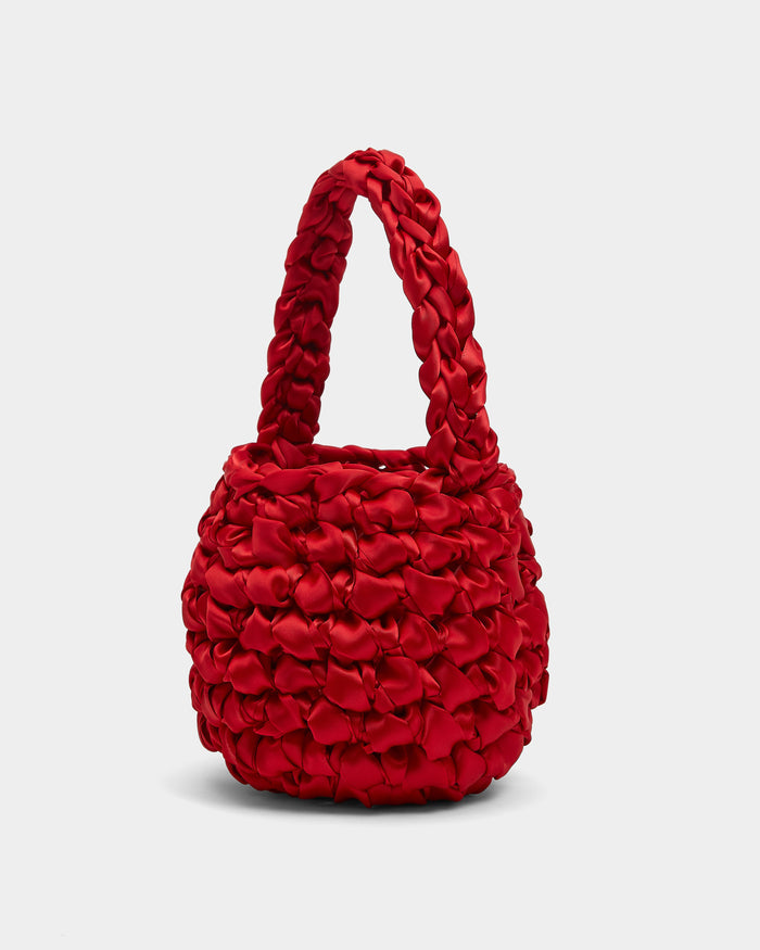 Lipstick Red Handmade Bridal Bag