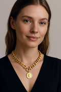 Lucre Coin Necklace - Gold