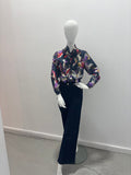 Marella Nastro Shirt Navy Horses