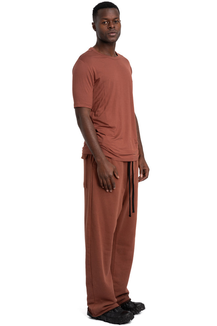 Thom Krom | SS26 - Modal T-shirt, Red wood MTS938