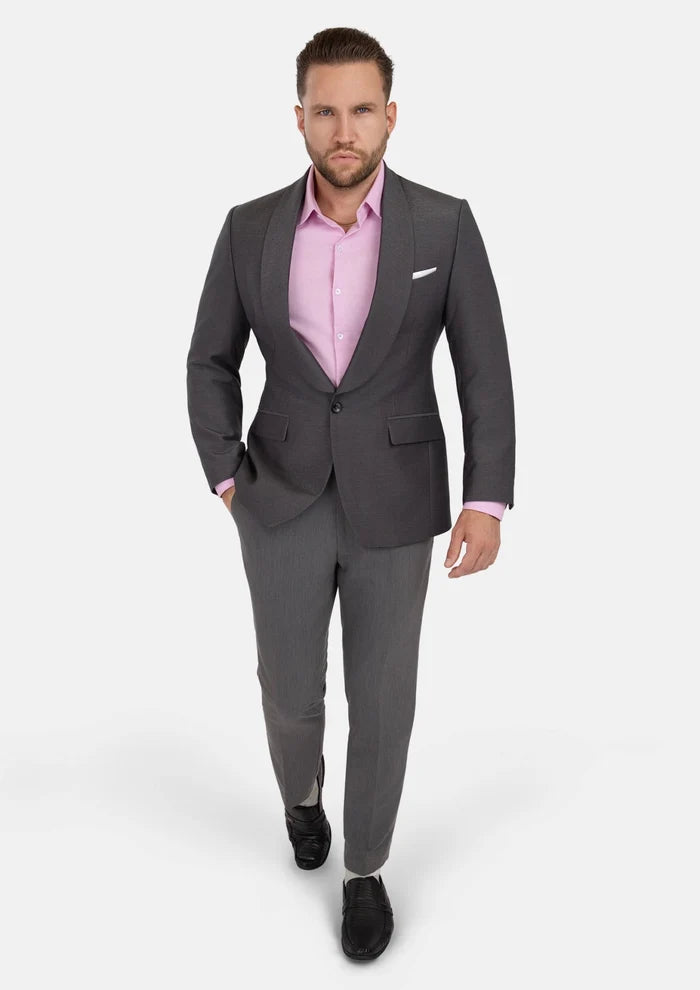Monroe Shimmer Grey Jacket - SARTORO