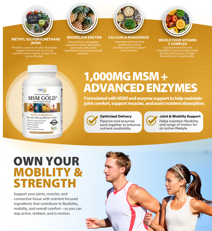 MSM Gold ® Systemic Enzyme