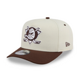 New Era Anaheim Ducks 9Fifty A-Frame SnapBack Cap (White/Chocolate)