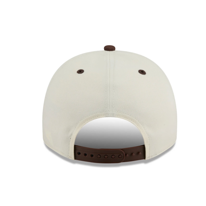 New Era Anaheim Ducks 9Fifty A-Frame SnapBack Cap (White/Chocolate)