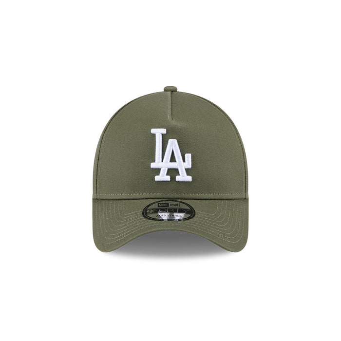 New Era L.A Dodgers “Script Logo” 9Forty A-Frame Cap (Khaki)