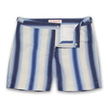 Orlebar Brown - Bulldog Striped Swim Shorts in Sea Mist - Nigel Clare