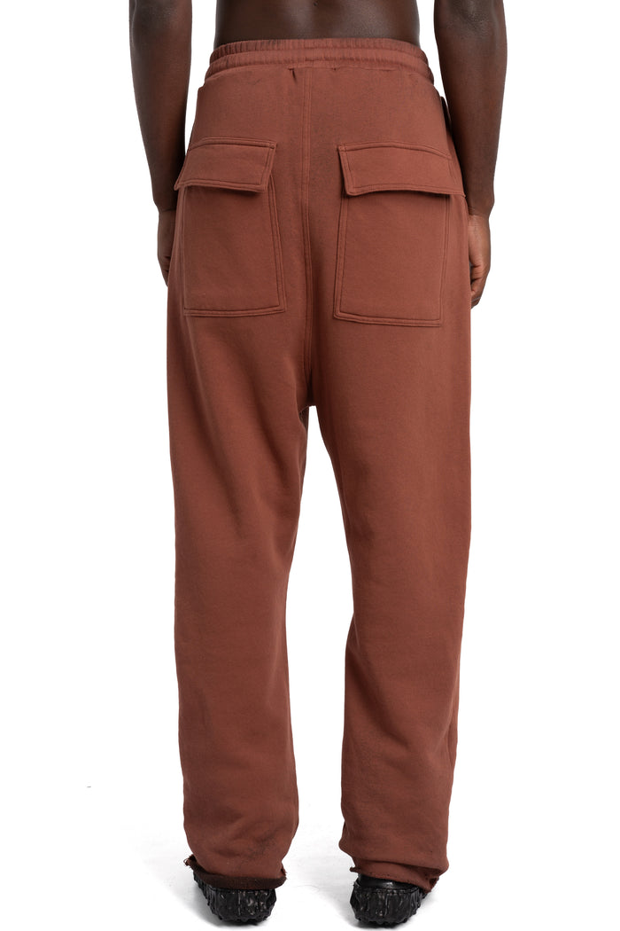 Thom Krom | SS26 - Drop crotch cotton sweatpants, Spray red MST518
