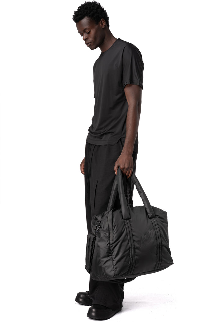 Padded weekender bag
