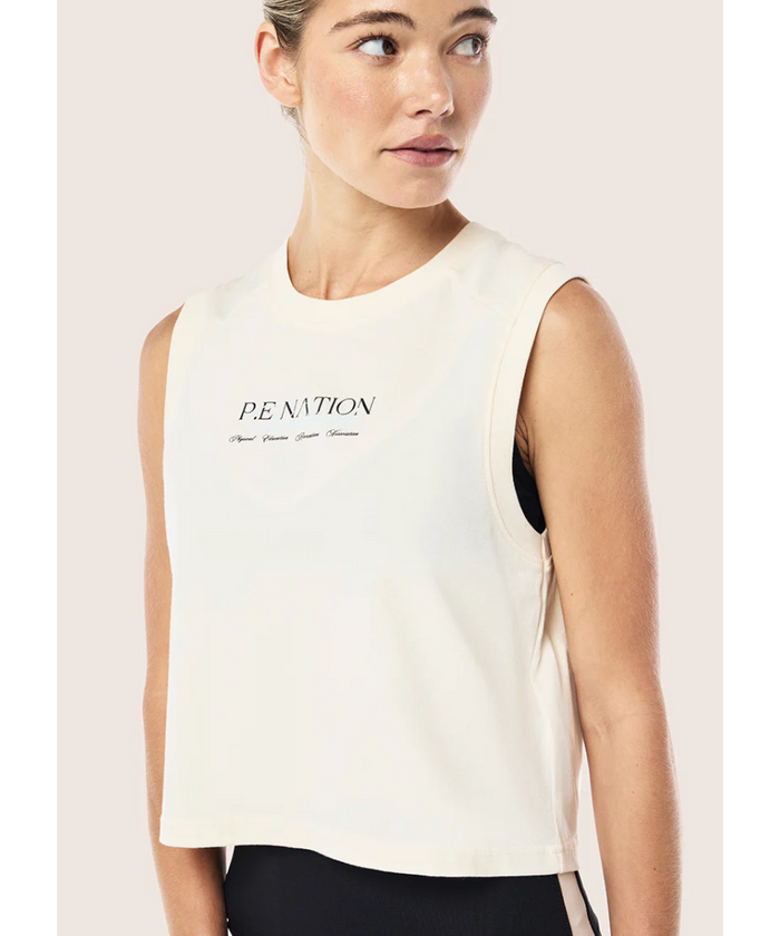 P.E Nation Ascent Tank (Whisper White)