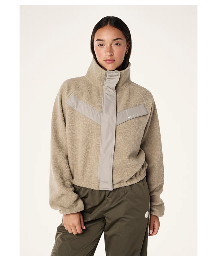 P.E Nation Shelter Sherpa Jacket (Oxford Tan)