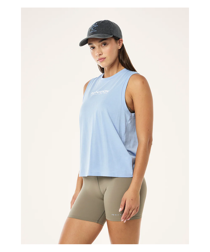 P.E Nation Shuffle Tank (Dusty Blue)