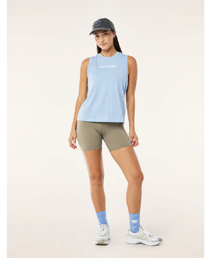 P.E Nation Shuffle Tank (Dusty Blue)