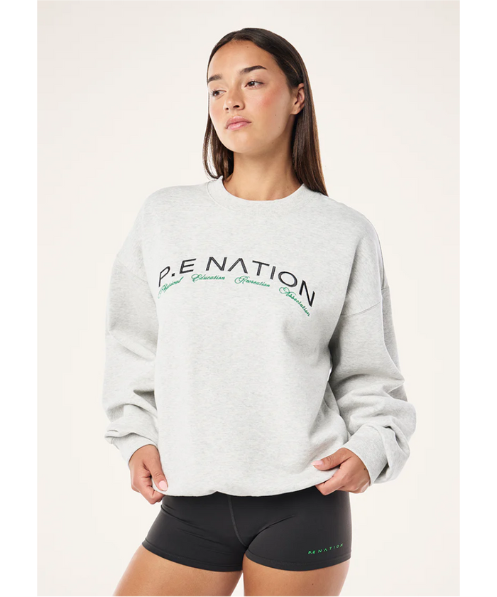 P.E Nation Volume Sweat (Grey Marle)