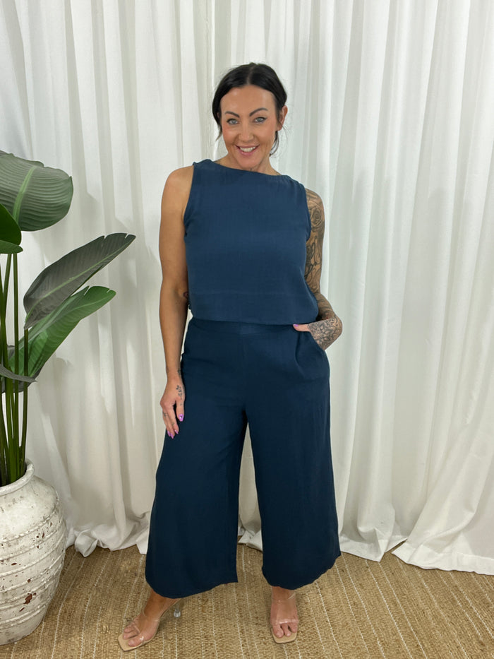 Pheobe Pants - Navy