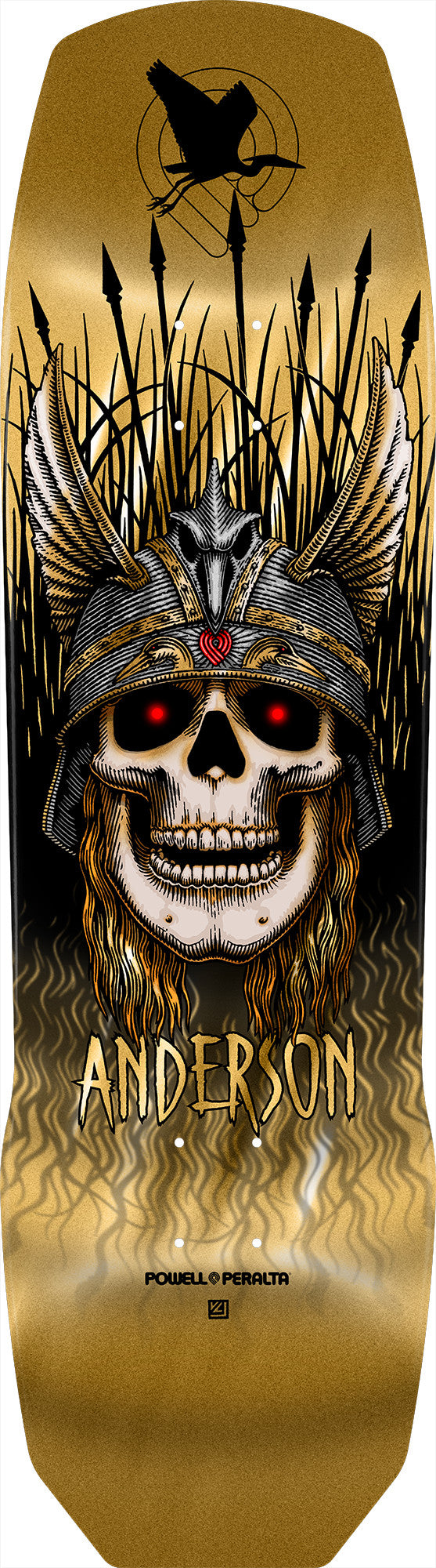 POWELL PERALTA ANDERSON HERON 3 GOLD FOIL DECK