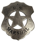 Premium Old West Badge - U.S. Marshal