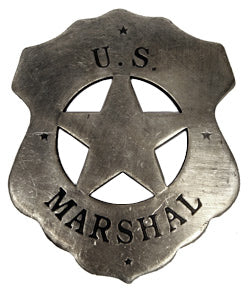Premium Old West Badge - U.S. Marshal