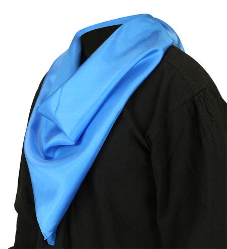 Premium Silk Neckerchief - Blue