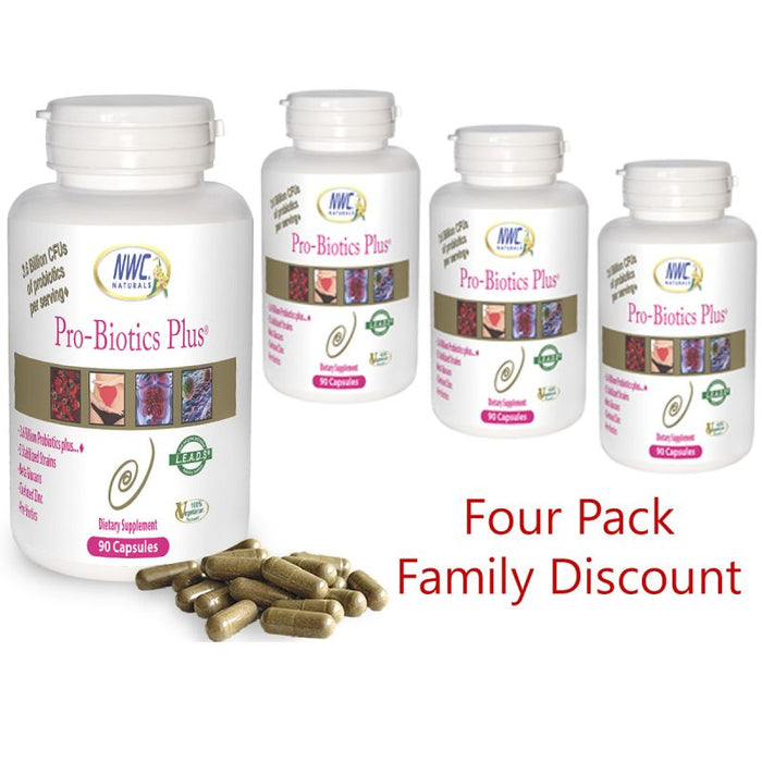 Pro-Biotics Plus Pack-Buy 3 Get 1 Free!