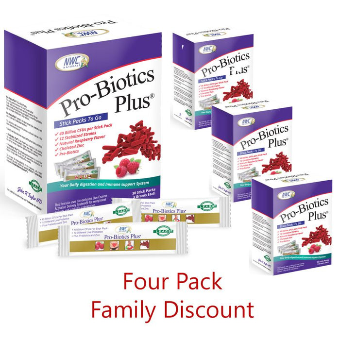 Pro-Biotics Plus® Stick Packs Four Pack Discount