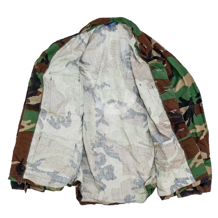 Propper Woodland BDU Ripstop Shirt with Back Print - Large Regular - Army & Outdoors - Field Shirts