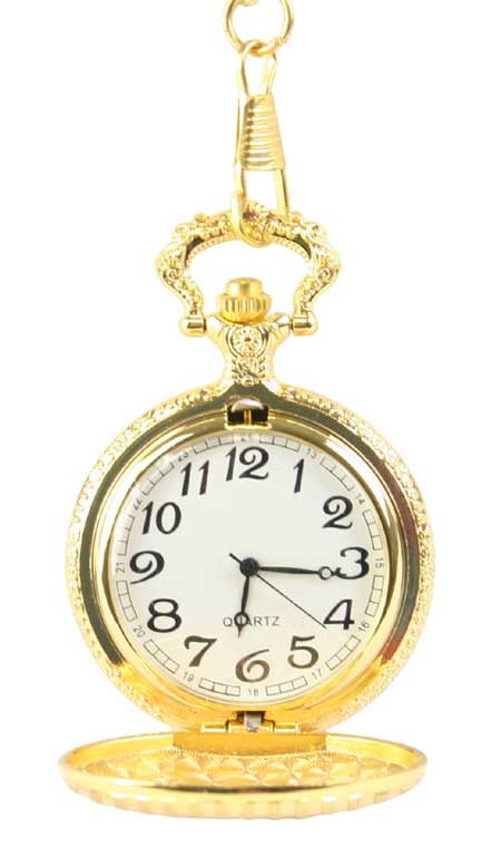 Quartz Tuxedo Stripe Watch - Gold