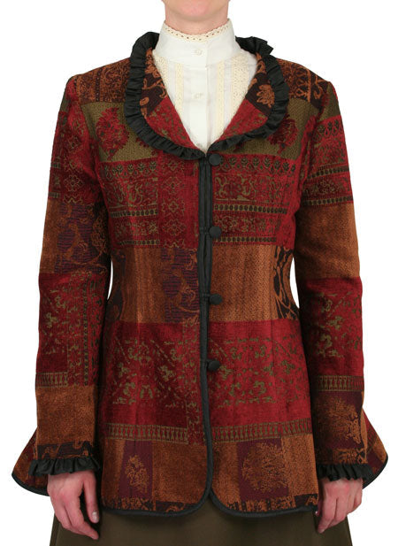 Quinn Outing Jacket - Burgundy