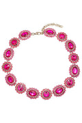 Style the Raven Hot Pink Statement Collar Necklace exclusively at Born To Glam