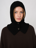 Repeat Merinowool Knitted Cap - Black