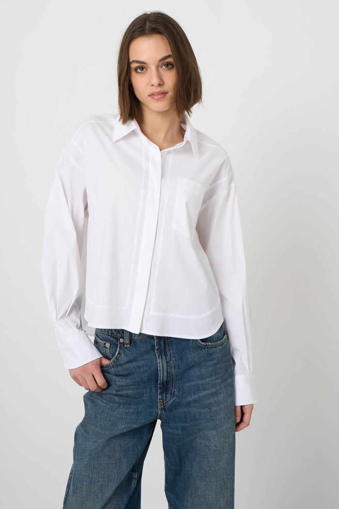 Repeat Woven Blouse - White