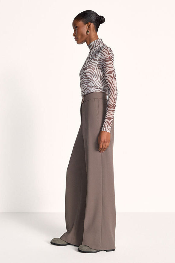Riani Mesh Shirt Oat Patterned