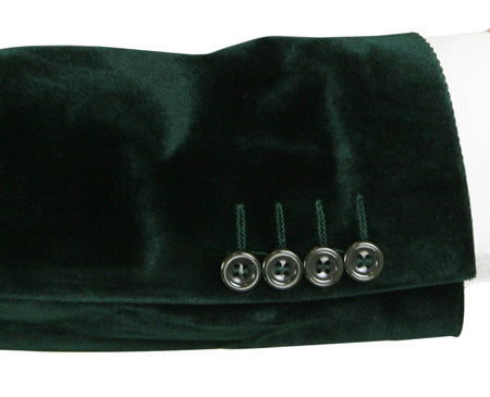Roderick Smoking Jacket - Emerald Velvet