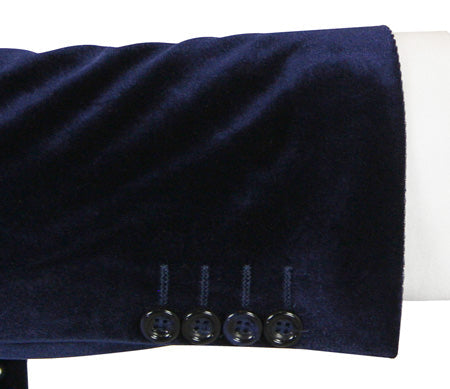 Roderick Smoking Jacket - Sapphire Velvet