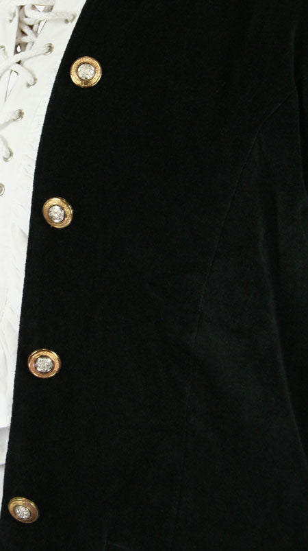 Rogue Pirate Coat - Black