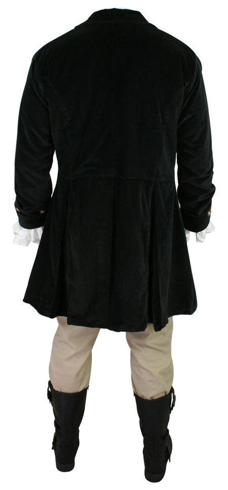 Rogue Pirate Coat - Black