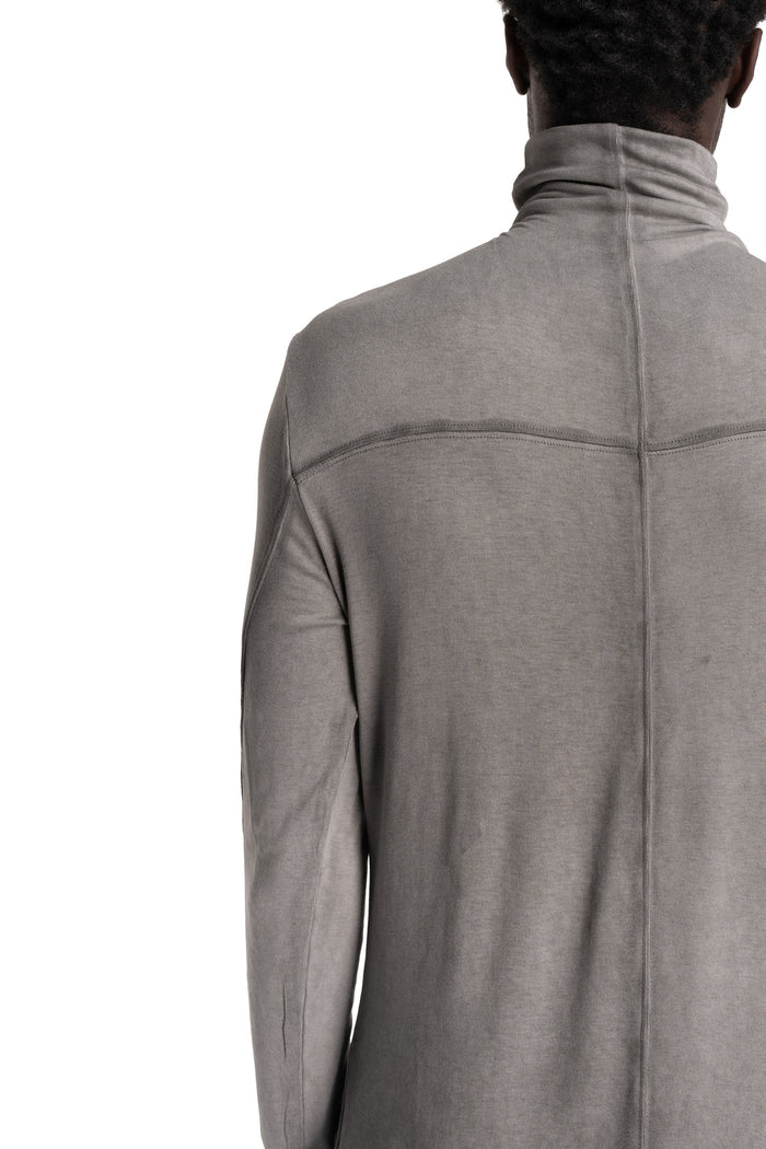 Thom Krom | AW26 - Roll Neck Longsleeve, Cold Dye Grey MTS1003