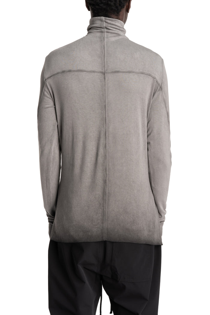 Thom Krom | AW26 - Roll Neck Longsleeve, Cold Dye Grey MTS1003