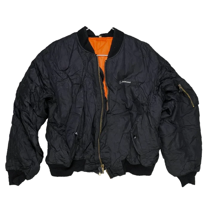 Rothco MA-1 Olive Flight Jacket w/ Boeing Logo - XLarge - Army & Outdoors - Flight Jackets